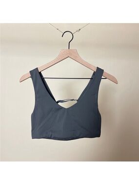 Kith Charcoal V-Neck Crop Muscle Tee